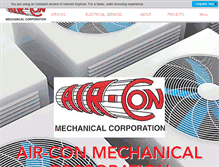 Tablet Screenshot of airconmechanical.com